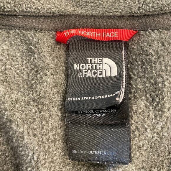 The North Face Gray Women's Quarter Zip Pullover Fleece Sweatshirt Medium - Picture 4 of 6